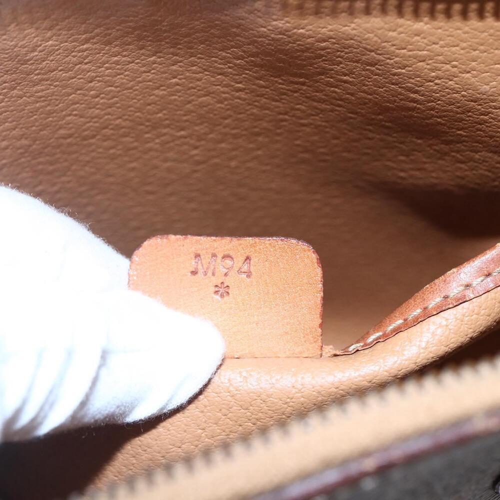 CELINE Macadam Canvas Hand Bag PVC Leather Brown Auth ki6076 - Picture 12 of 16